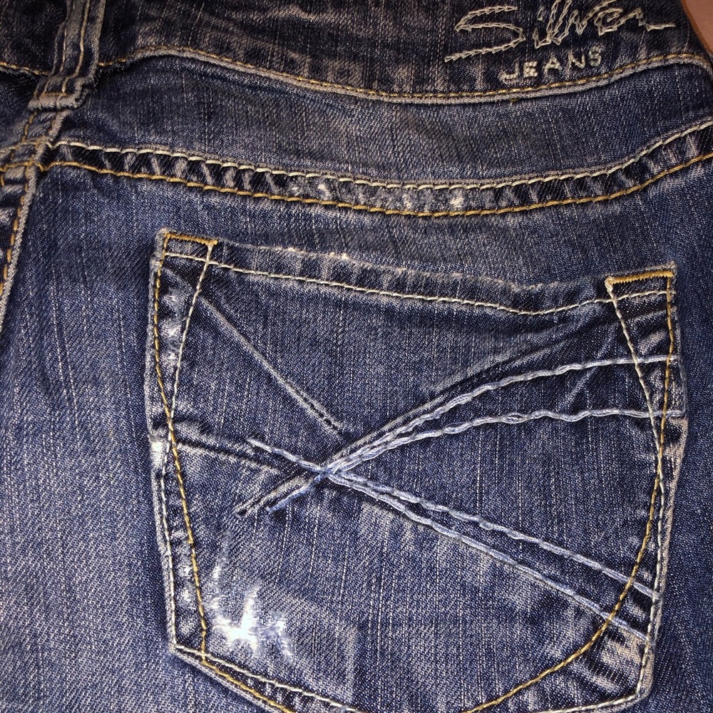 Silver jeans